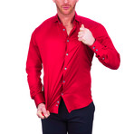Einstein Soft Butter Dress Shirt // Red (XL) - Maceoo - Touch of Modern