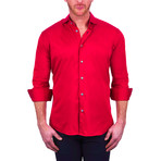Einstein Soft Butter Dress Shirt // Red (XL)
