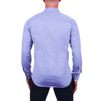 Einstein Raindrop Dress Shirt // Blue (2XL)