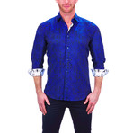 Fibonacci Confused Dress Shirt // Blue (XL)