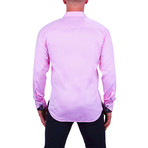 Einstein Small Diamond Dress Shirt // Pink (S)