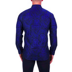 Fibonacci Lion Dress Shirt // Blue (3XL)
