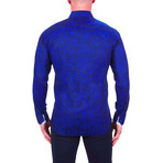 Fibonacci Plasma Dress Shirt // Blue (XL)