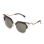Women's 0149 Sunglasses // Black + Gold + Gray