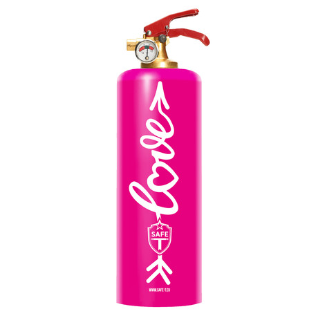 Safe-T Design Fire Extinguisher // Pink love