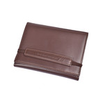Leather Wallet // Dark Brown