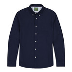 Stretch Oxford Ls Shirt // Navy (XL)