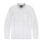 Stretch Oxford Ls Shirt // White (M)