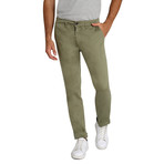 Bowie Straight Fit Stretch Chino Pant // Olive (34WX34L)