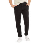 Bowie Straight Fit Stretch Chino Pant // Black (29WX32L)