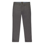 Bowie Straight Fit Stretch Chino Pant // Dark Gray (40WX34L)