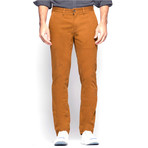 Bowie Straight Fit Stretch Chino Pant // Copper (38WX34L)