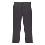 Bowie Straight Fit Stretch Chino Pant // Charcoal (29WX32L)
