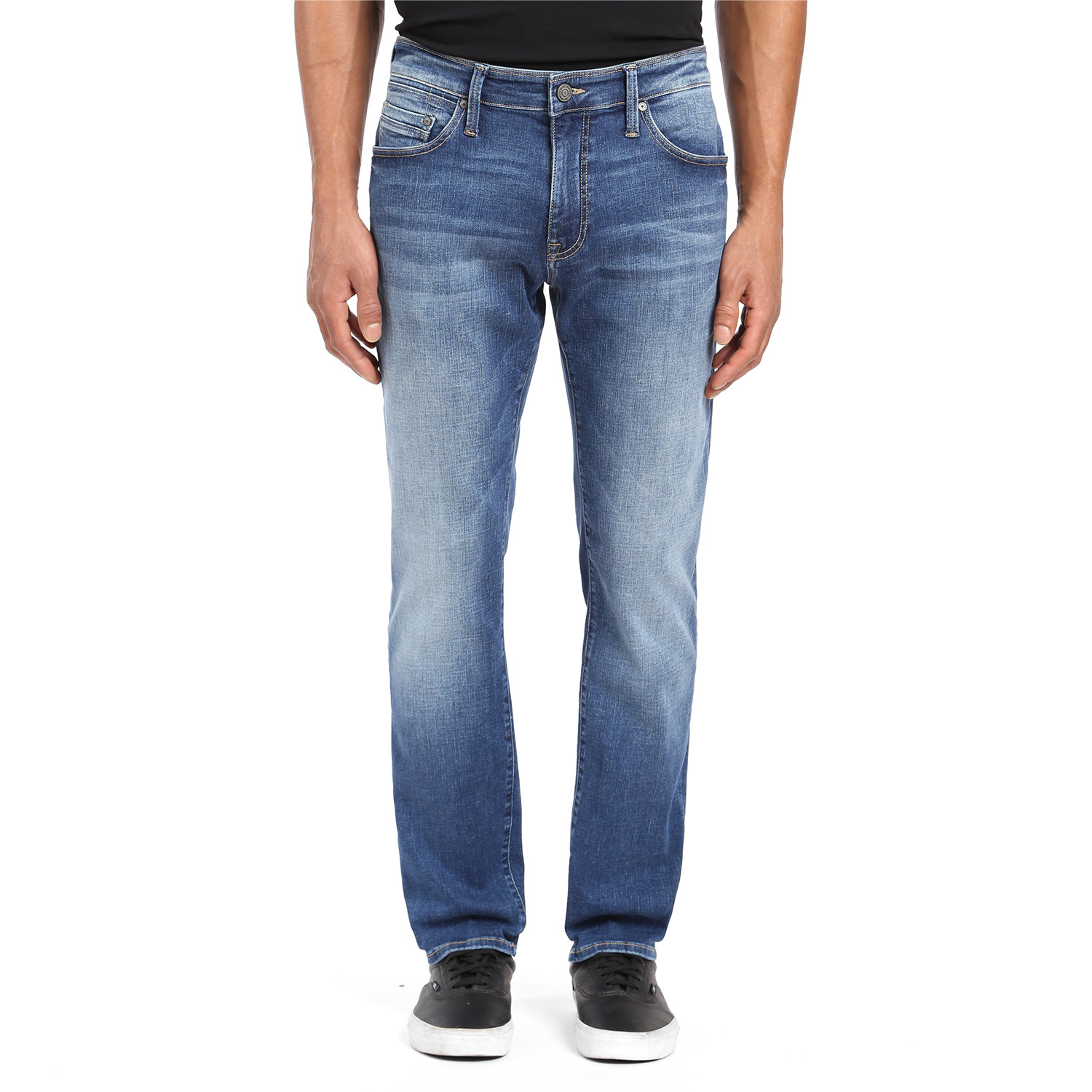 Matt Mid Brushed Jeans // Medium Blue (33WX32L) - Mavi Jeans - Touch of ...