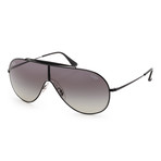 Ray-Ban // Men's RB3597-002-1133 Sunglasses // Black + Dark Gray Gradient