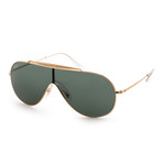Unisex RB3610-001-7158 Sunglasses // Gold + Green