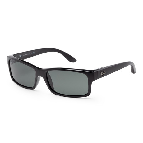 Men's RB4151-601-59 Sunglasses // Black + Green