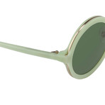 Women's PL11C13 Sunglasses // Midori Green + Green Gradient