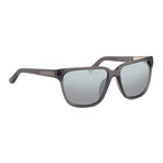 Women's PL85C5 Sunglasses // Frosted Gray + Smoke Mirror