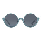 Women's PL70C5 Sunglasses // Frosted Blue + Navy Blue