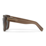 Men's PL51C5 Sunglasses // Frosted Smoke + Gray
