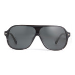 Unisex PL1C1 Sunglasses // Black Cloud