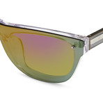Men's PL34C7 Sunglasses // Clear + Purple
