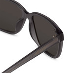 Women's PL85C5 Sunglasses // Frosted Gray + Smoke Mirror