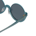 Women's PL70C5 Sunglasses // Frosted Blue + Navy Blue
