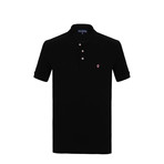 Chuck Short Sleeve Polo Shirt // Black (XL)