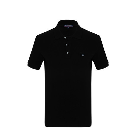 Broderek Short Sleeve Polo Shirt // Black (3XL) - Paul Parker // Burak ...