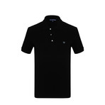 Broderek Short Sleeve Polo Shirt // Black (XL)