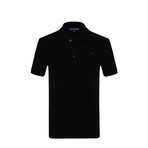 Harry Short Sleeve Polo Shirt // Black (M)