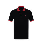 Neo Short Sleeve Polo Shirt // Navy (S)