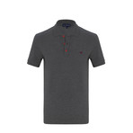 Leon Short Sleeve Polo Shirt // Anthracite (L)