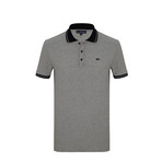 Steve Short Sleeve Polo Shirt // Gray (XL)