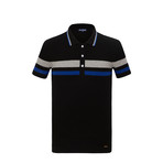 Michael Short Sleeve Polo Shirt // Black (S)
