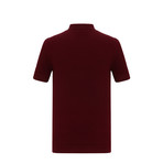 Leo Short Sleeve Polo Shirt // Bordeaux (M)