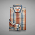 Provence Check Shirt // Red + Blue (S)