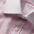 Andre Stripe Shirt // Pink + Blue (US: 13L)