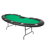 Prestige Poker Table // Folding Legs // Velveteen (Black)