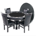 Nighthawk Poker Table + Dining Top // Suited Speed (Black)