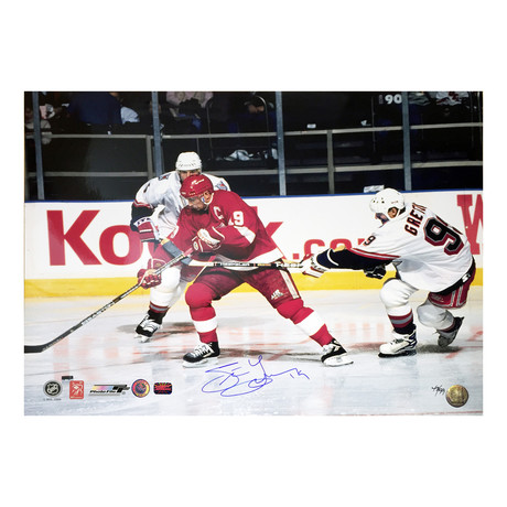 Steve Yzerman // Autographed Collectible // Limited Edition// Detroit Red Wings