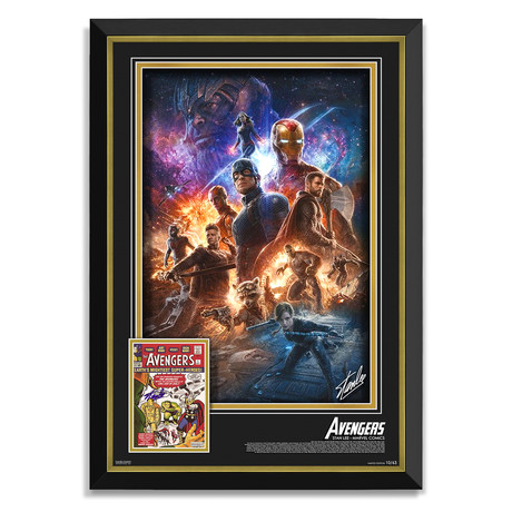 Stan Lee // Avengers + Thanos // Limited Edition Autographed Display