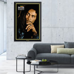 Bob Marley "Legend" // Framed Textured Canvas Print With Engraved Signature