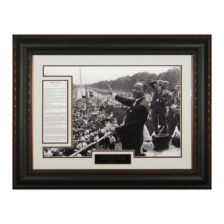 Martin Luther King Jr. // Facsimile Signature Display