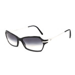 Women's T8100763 Sunglasses // Striped Black