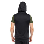 Day Run Sleeveless Hoodie // Black (L)