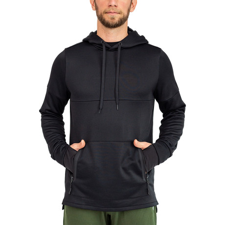 Lane Splitter Pullover Hoodie // Black (S)