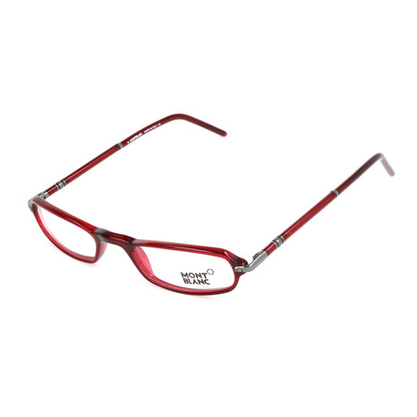 Montblanc // Men's MB0261 Optical Frames // Shiny Bordeaux